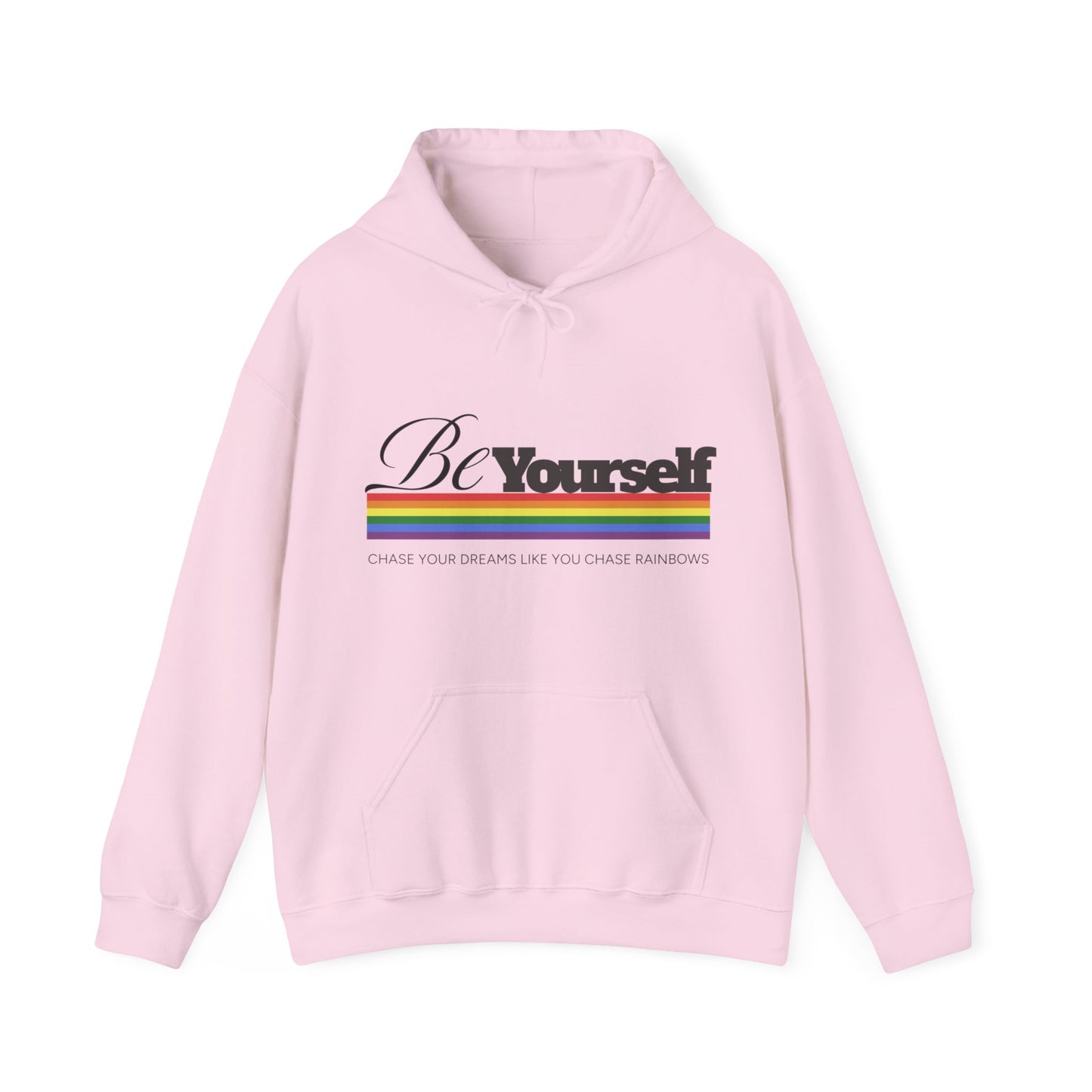 Be Yourself Find Your Rainbow Unisex Heavy Blend™ Hooded Sweatshirt