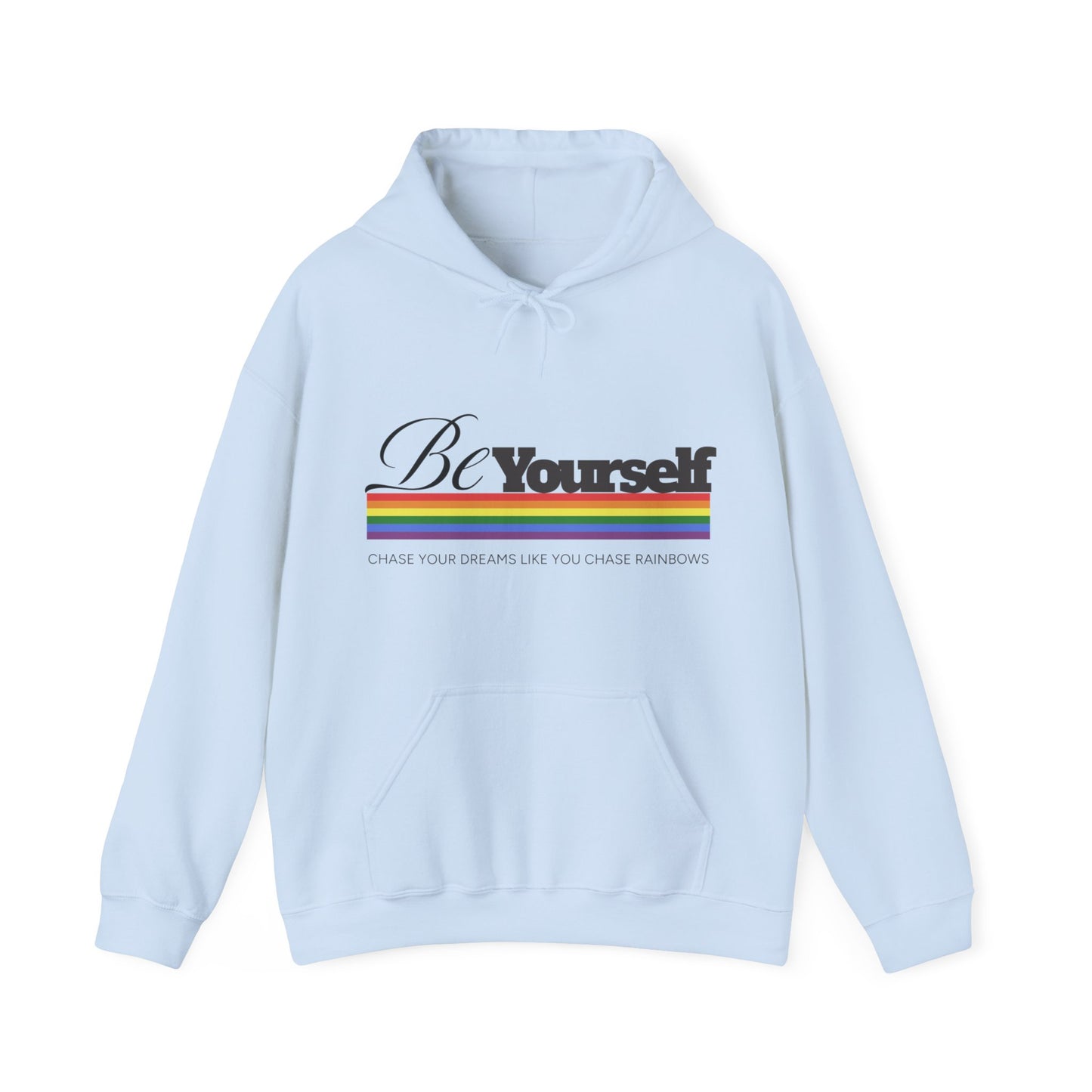 Be Yourself Find Your Rainbow Unisex Heavy Blend™ Hooded Sweatshirt