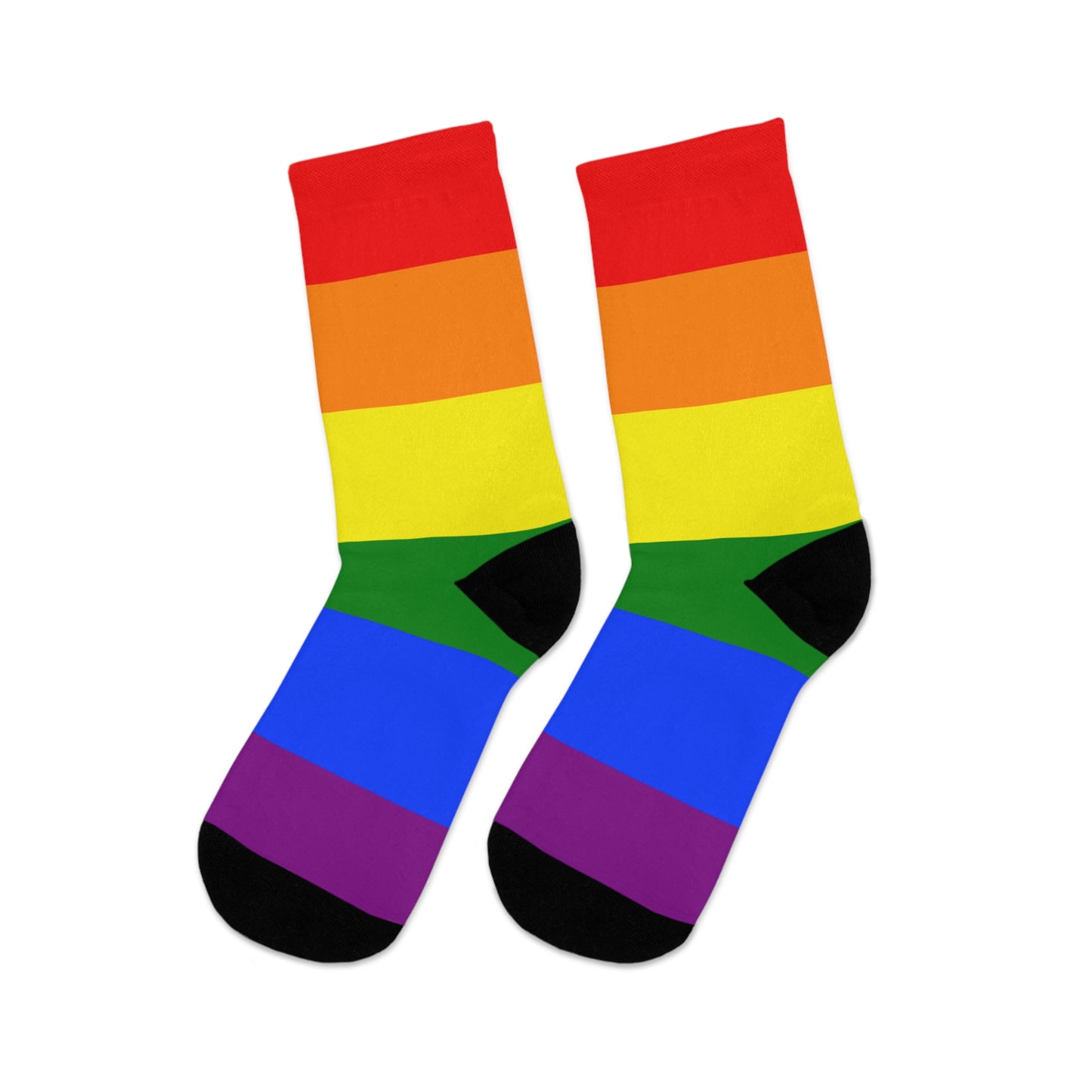 LGBTQ Rainbow Pride Recycled Poly Socks