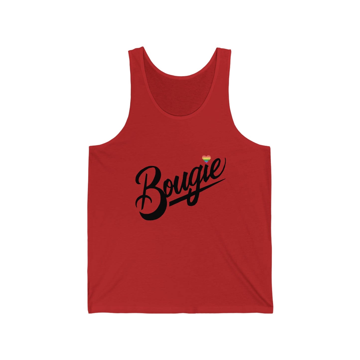 Bougie LGBT Pride Rainbow Equality LGBTQ Pride Unisex Jersey Tank