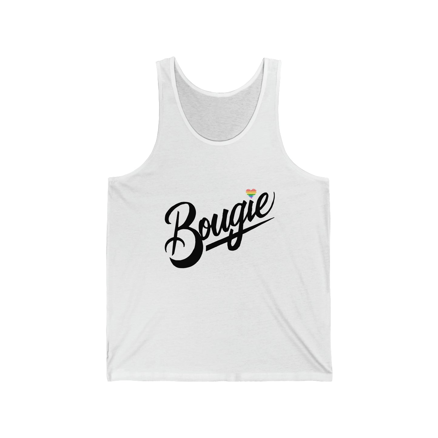 Bougie LGBT Pride Rainbow Equality LGBTQ Pride Unisex Jersey Tank