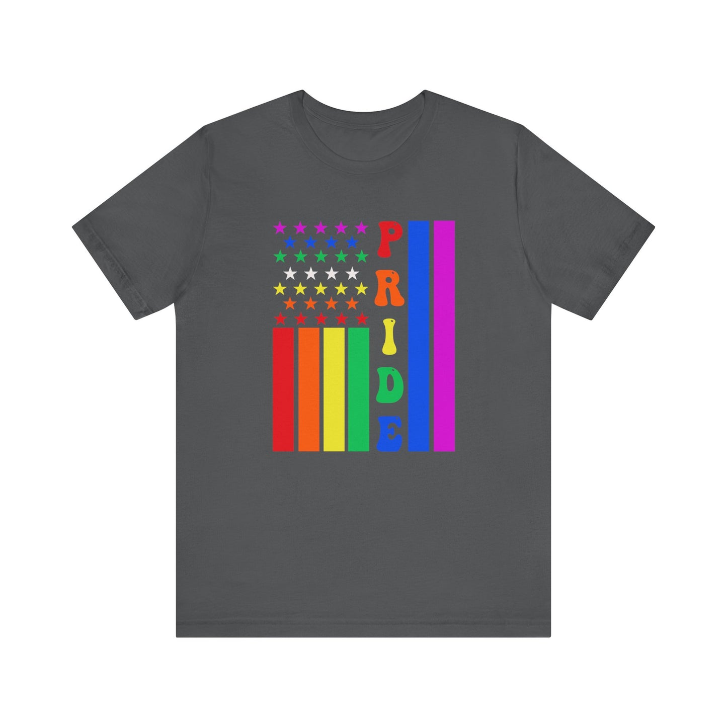 Pride Flag LGBT PRIDE Unisex Jersey Short Sleeve Tee LGBTQ Rainbow Pride