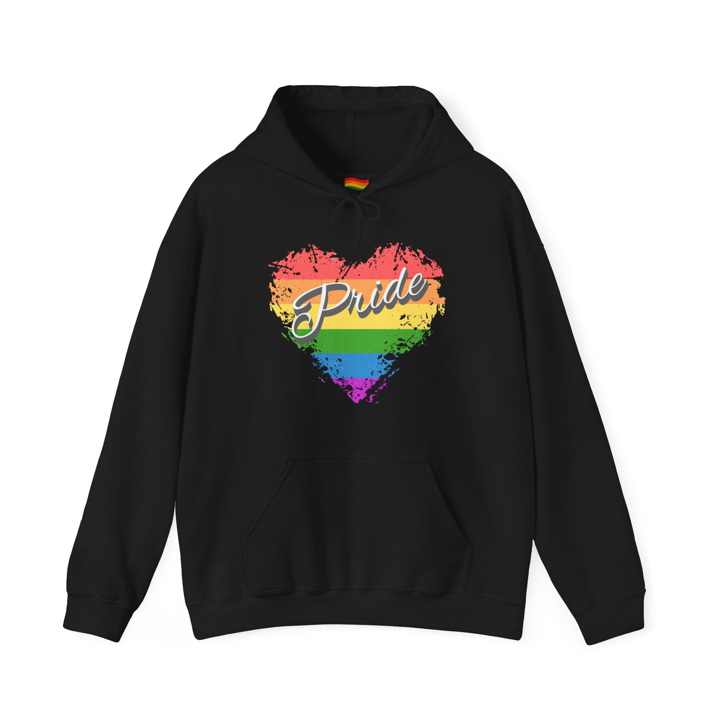 Rainbow Heart LGBT Pride Heavy Blend™ Hooded Sweatshirt LGBTQ PRIDE