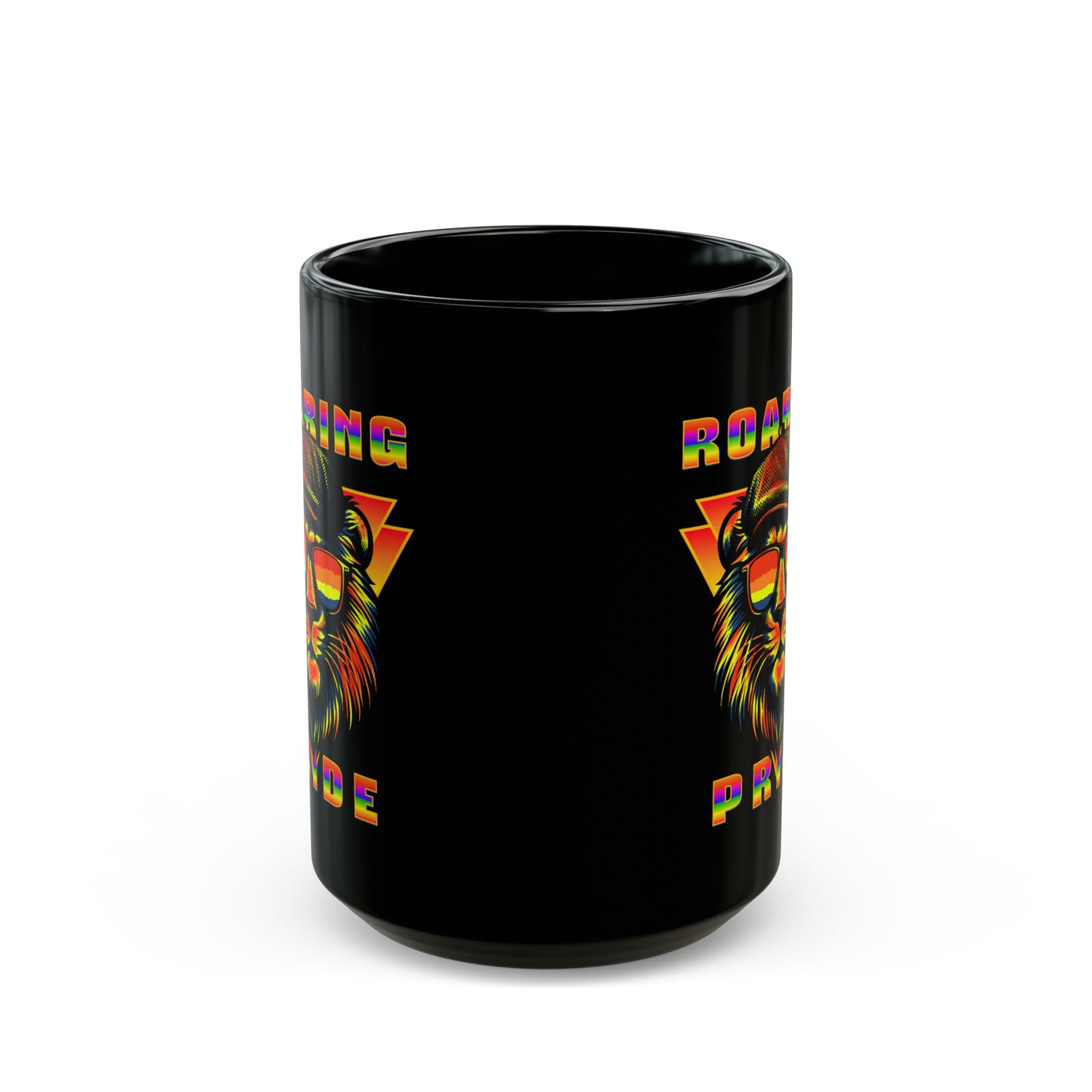 Roaring Pride Lion Rainbow LGBTQ 15 oz Coffee Mug