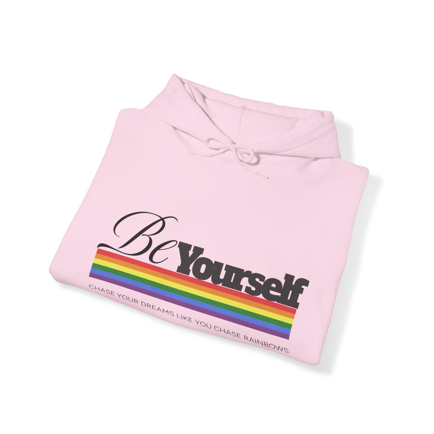 Be Yourself Find Your Rainbow Unisex Heavy Blend™ Hooded Sweatshirt