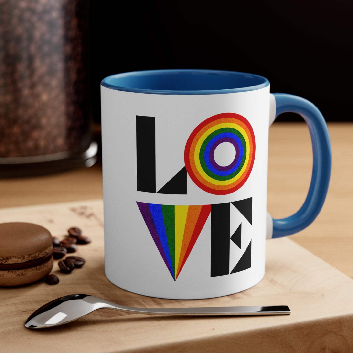 LOVE Rainbow Pride 11oz Coffee Mug