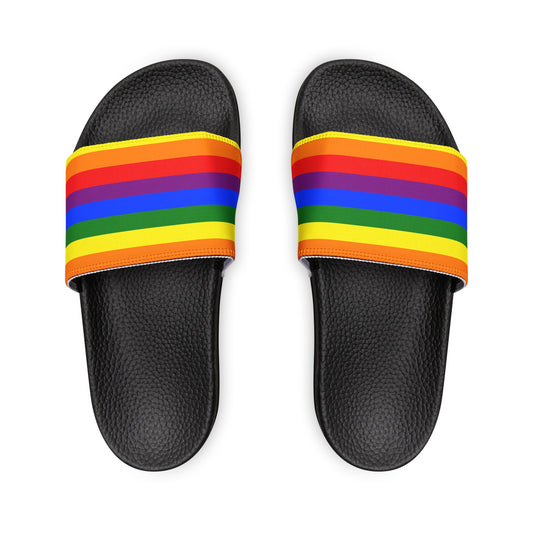 Men's LGBT Pride Rainbow Slide Sandals LGBTQ Sandals