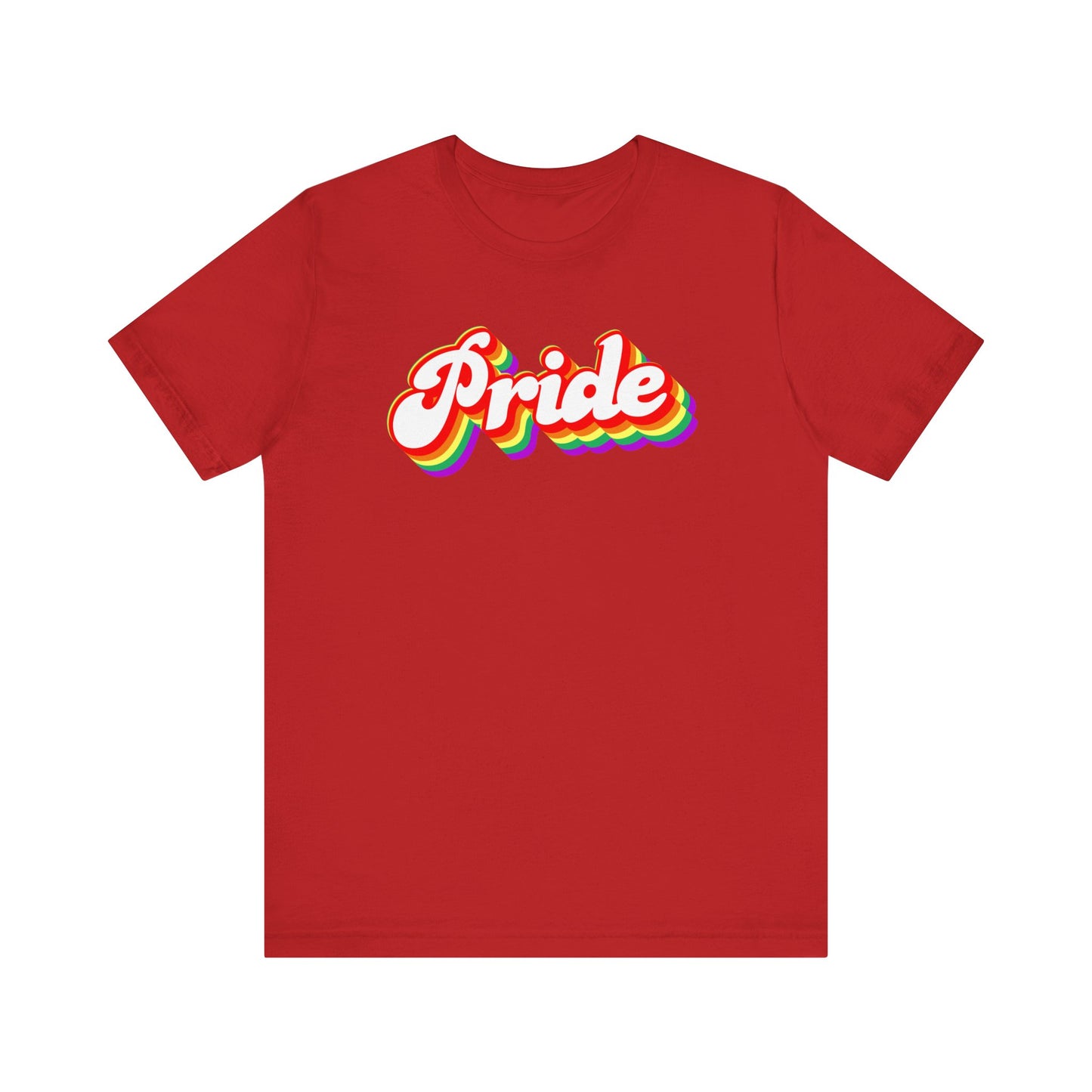 Retro Pride LGBT PRIDE Unisex Jersey Short Sleeve Tee LGBTQ Rainbow Pride