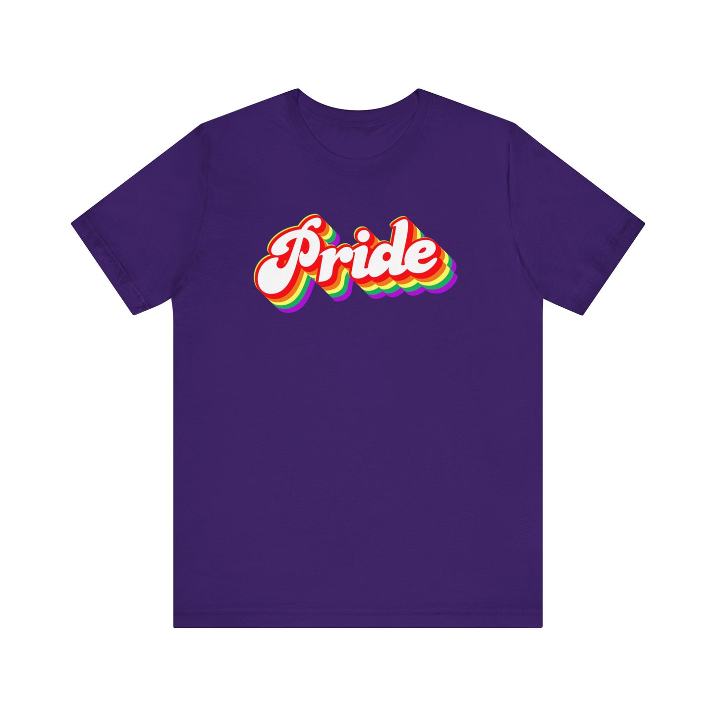 Retro Pride LGBT PRIDE Unisex Jersey Short Sleeve Tee LGBTQ Rainbow Pride