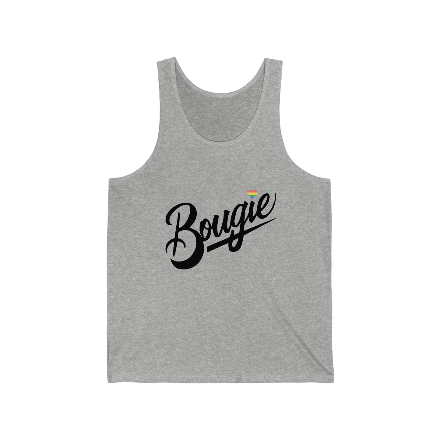 Bougie LGBT Pride Rainbow Equality LGBTQ Pride Unisex Jersey Tank