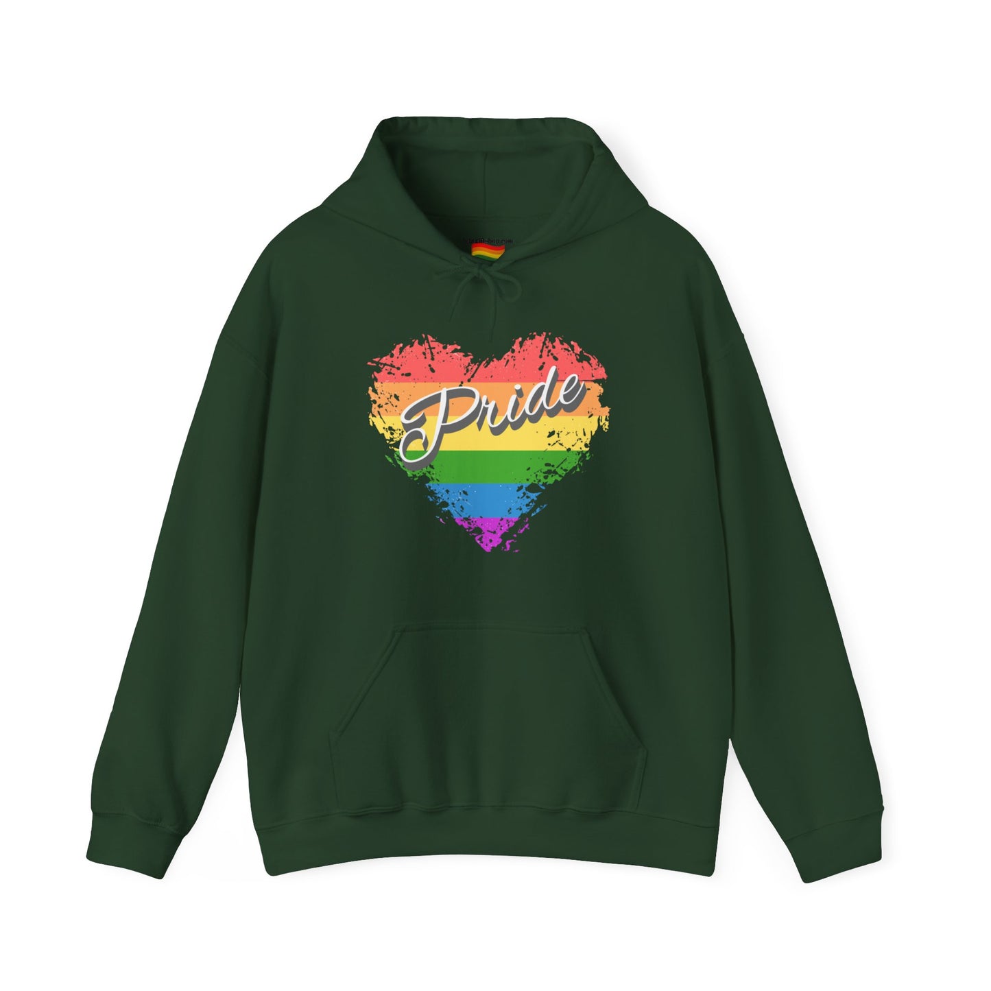 Rainbow Heart LGBT Pride Heavy Blend™ Hooded Sweatshirt LGBTQ PRIDE