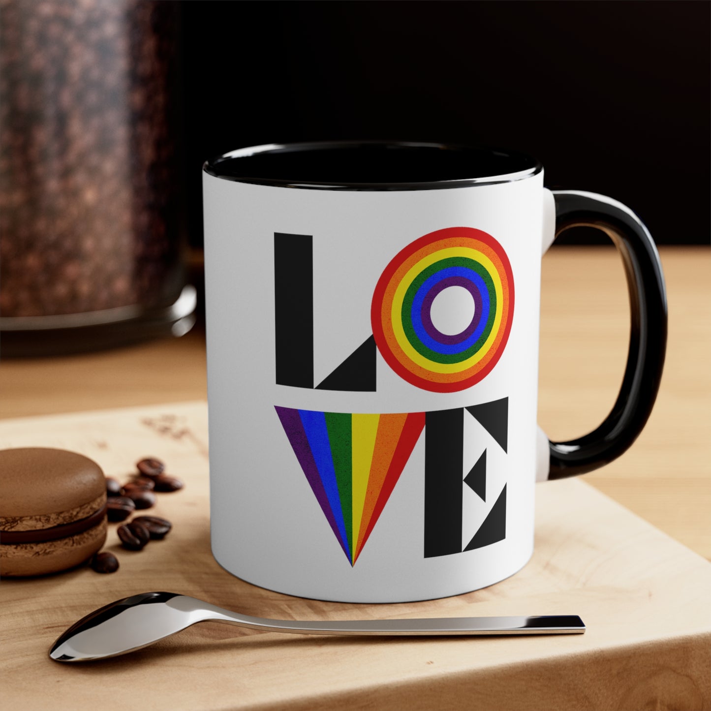 LOVE Rainbow Pride 11oz Coffee Mug