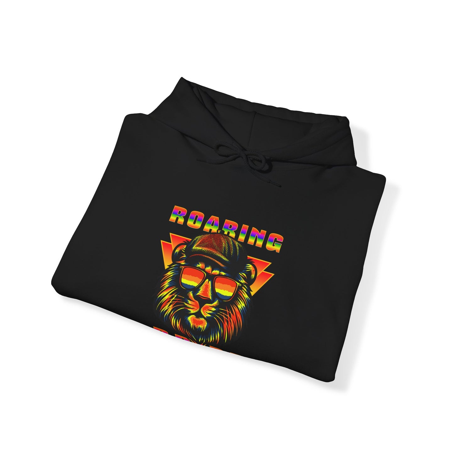 Roaring Pride Lion LGBT Rainbow Pride Hooded Sweatshirt LGBTQ PRIDE