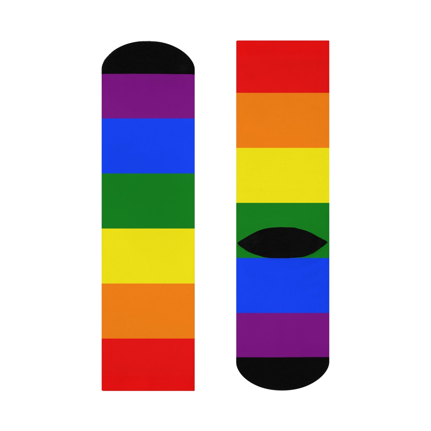 LGBT Pride Rainbow Cushioned Crew Socks