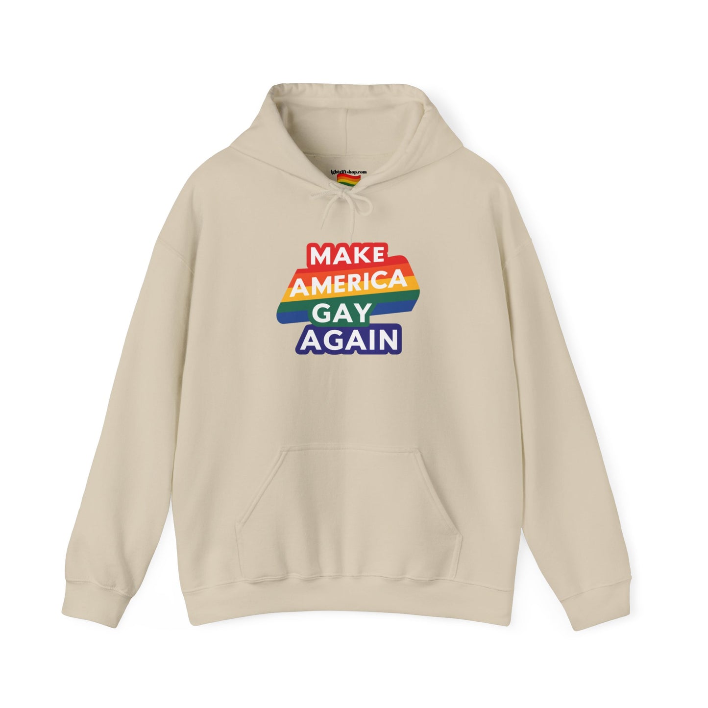 LGBT Pride Make America Gay Again Hooded Sweatshirt LGBTQ PRIDE