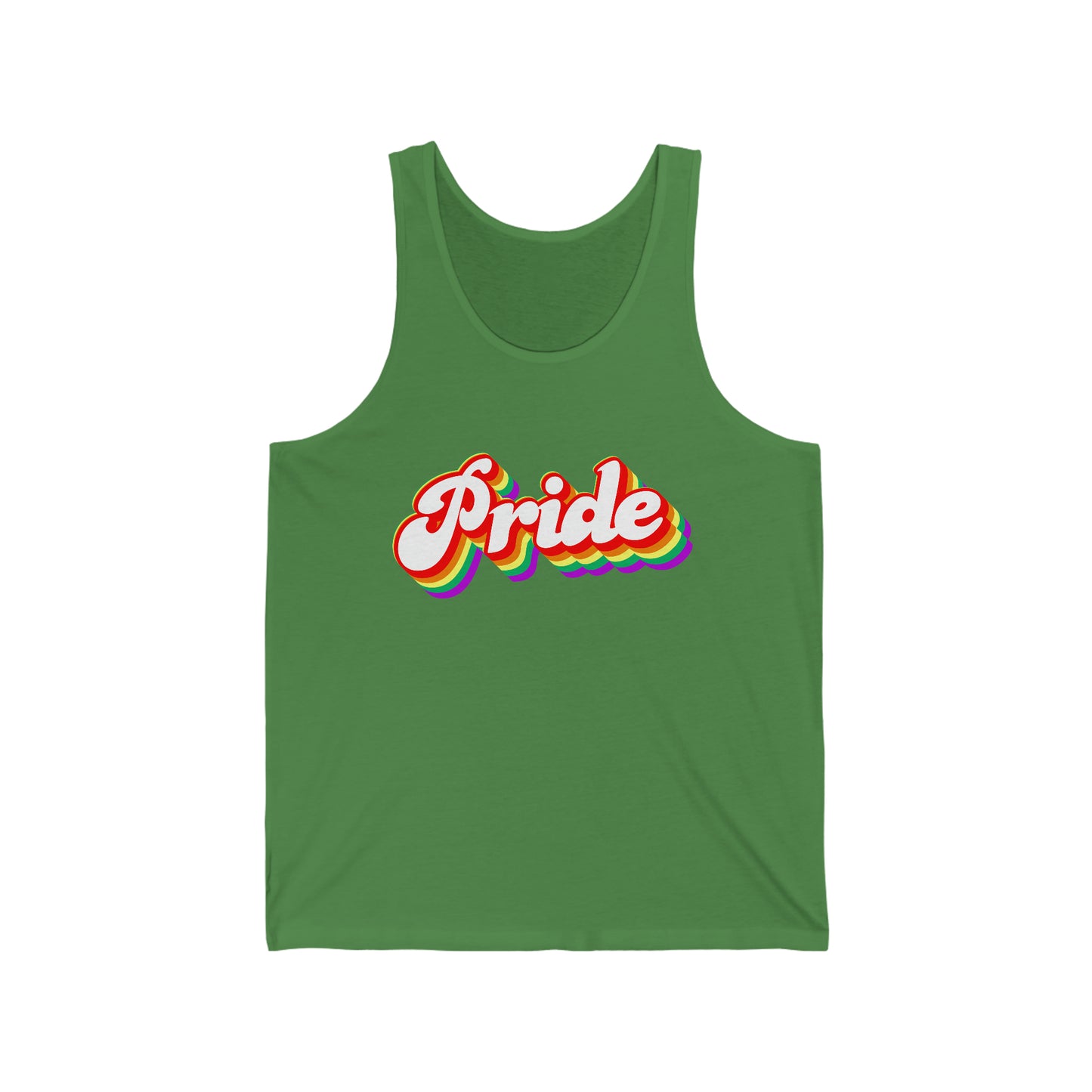 Retro Pride LGBT Pride Rainbow Equality LGBTQ Pride Unisex Jersey Tank