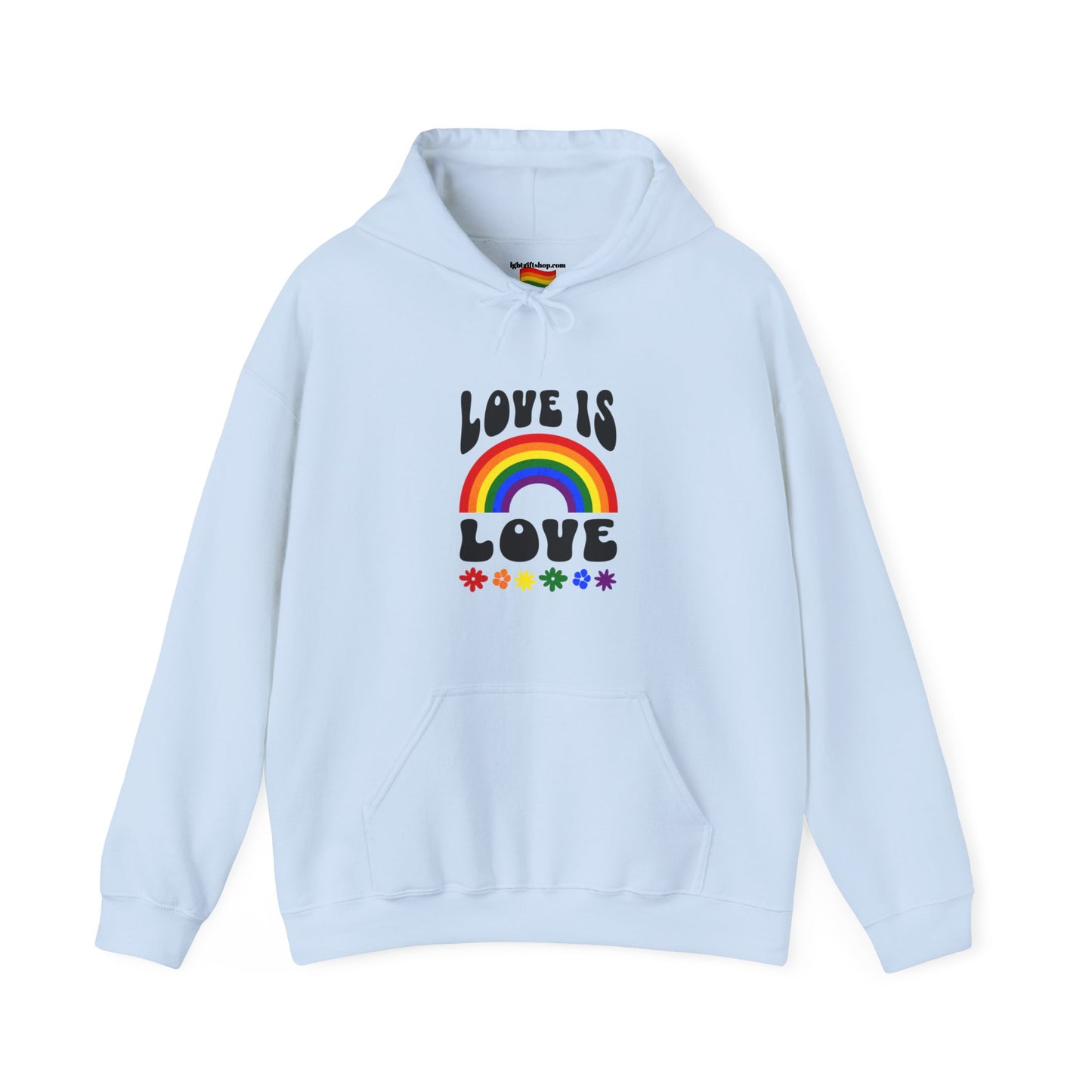 LGBT Pride Love is Love Hooded Sweatshirt LGBTQ PRIDE