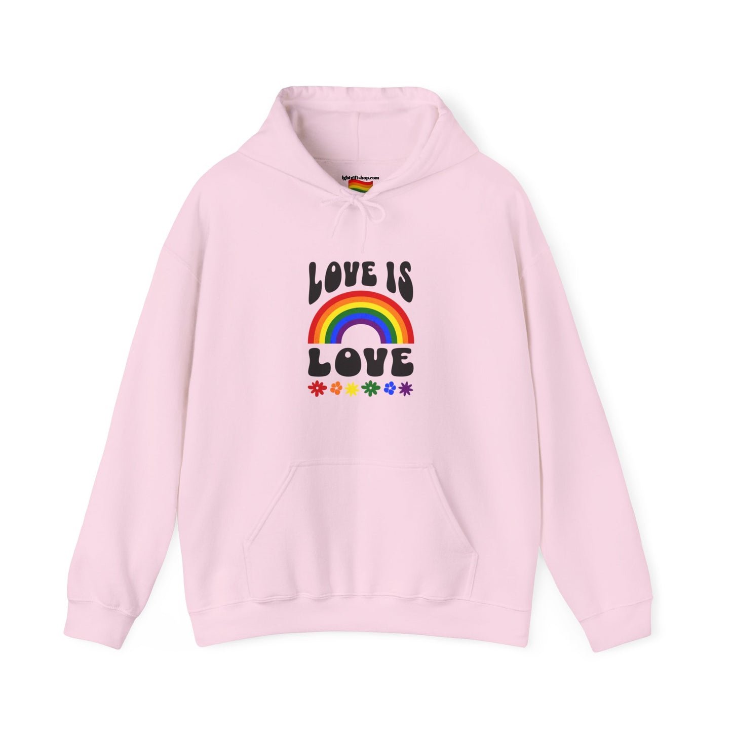 LGBT Pride Love is Love Hooded Sweatshirt LGBTQ PRIDE