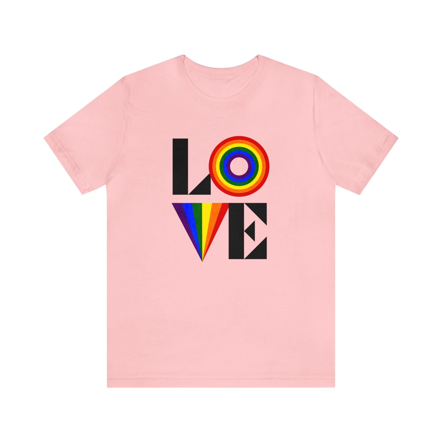 Love Rainbow Pride Unisex Jersey Short Sleeve Tee