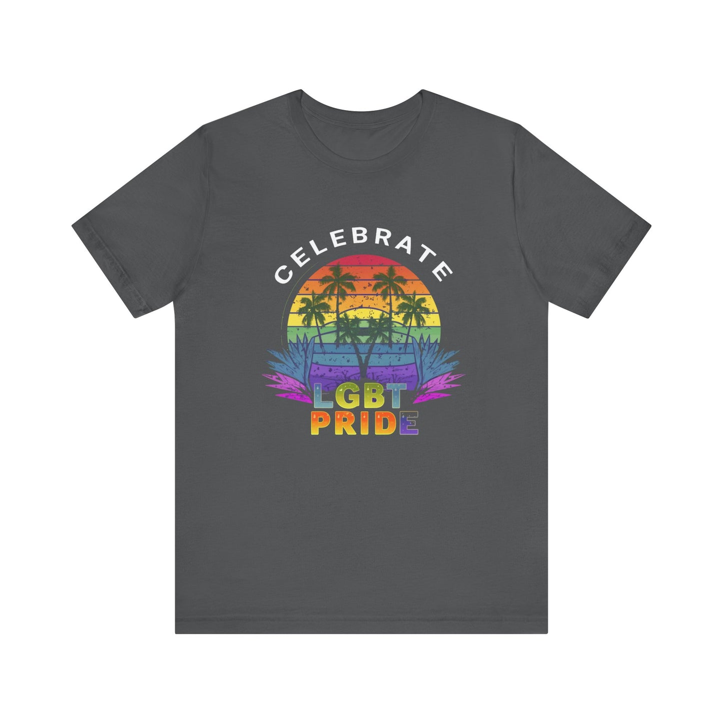 Celebrate LGBT PRIDE Unisex Jersey Short Sleeve Tee