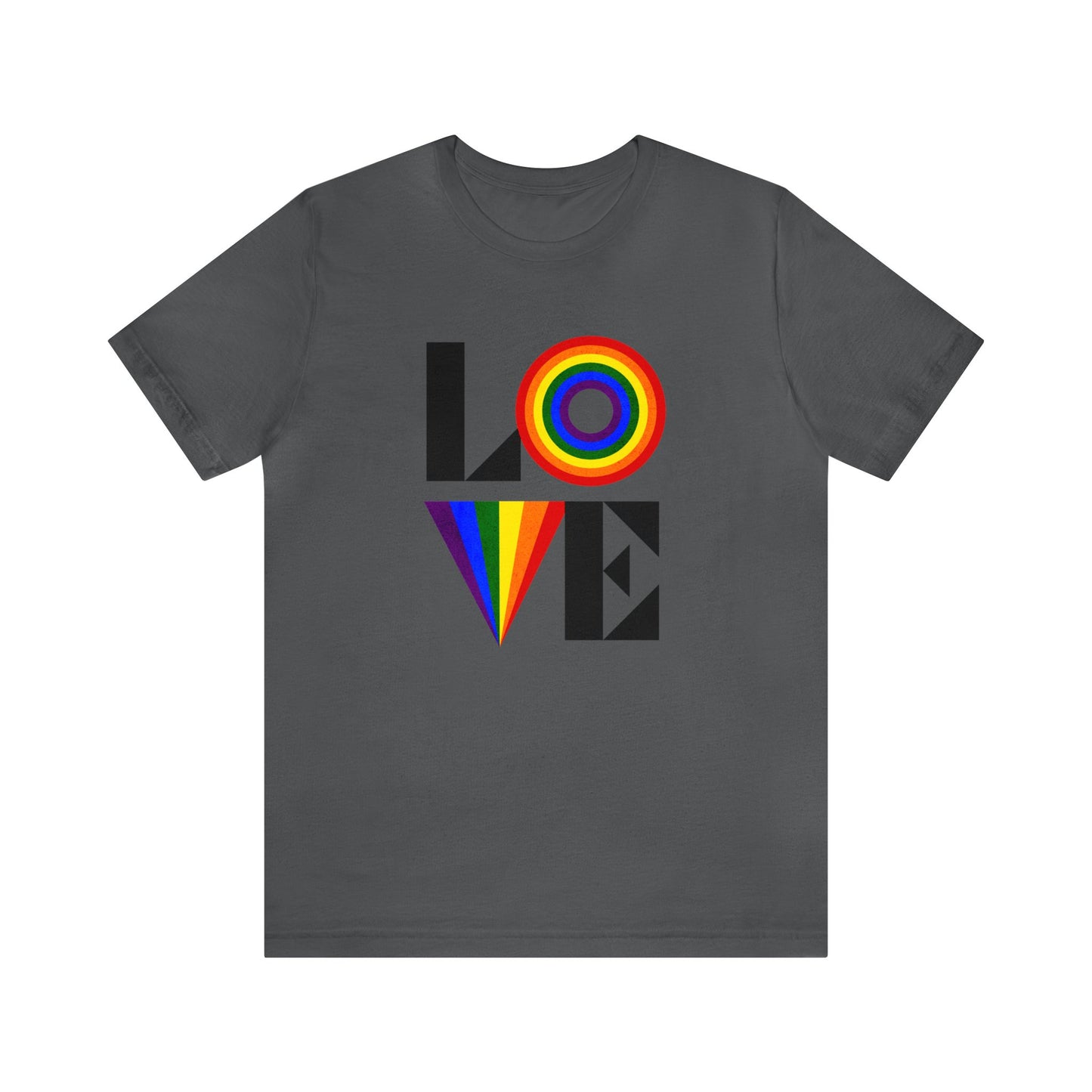 Love Rainbow Pride Unisex Jersey Short Sleeve Tee