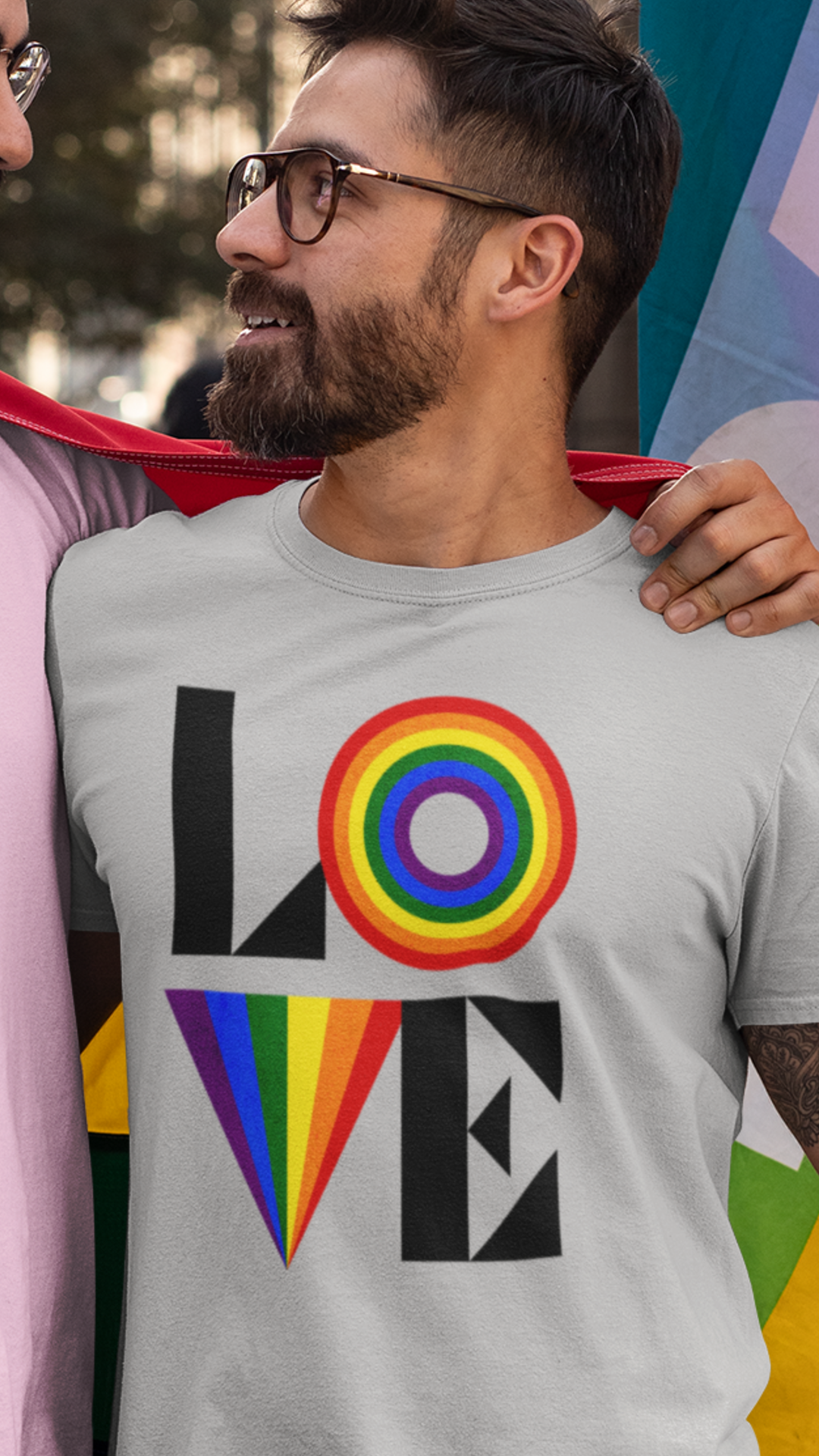 Love Rainbow Pride Unisex Jersey Short Sleeve Tee