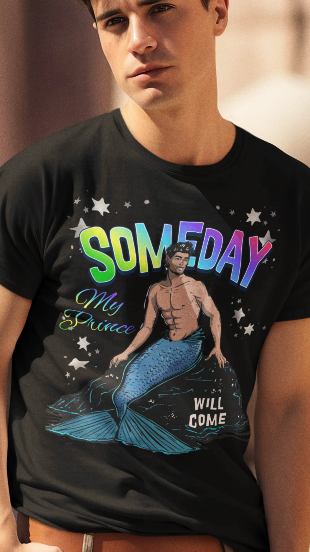 Someday My Prince Will Come LGBTQ PRIDE Unisex Jersey Short Sleeve Tee