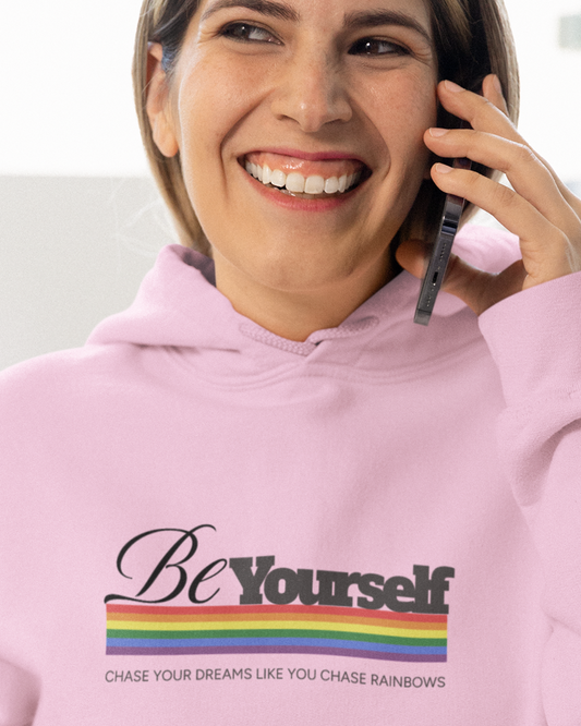 Be Yourself Find Your Rainbow Unisex Heavy Blend™ Hooded Sweatshirt