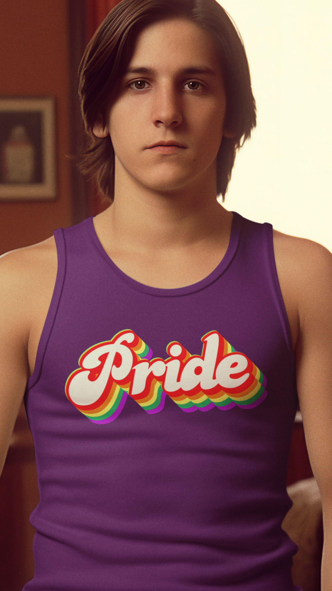 Retro Pride LGBT Pride Rainbow Equality LGBTQ Pride Unisex Jersey Tank